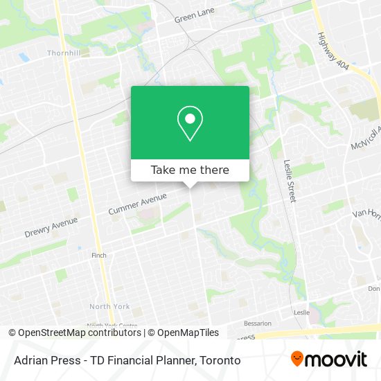 Adrian Press - TD Financial Planner plan