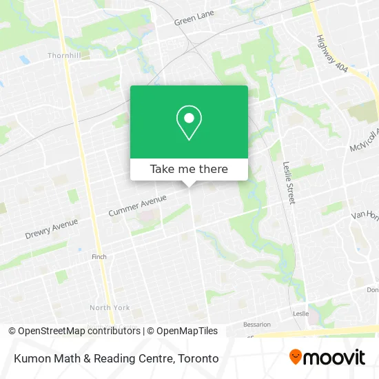 Kumon Math & Reading Centre map