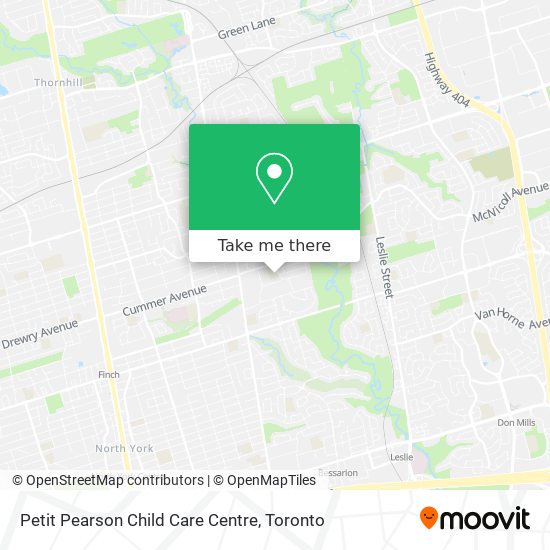 Petit Pearson Child Care Centre map