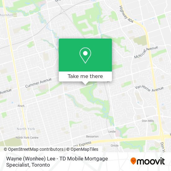 Wayne (Wonhee) Lee - TD Mobile Mortgage Specialist map