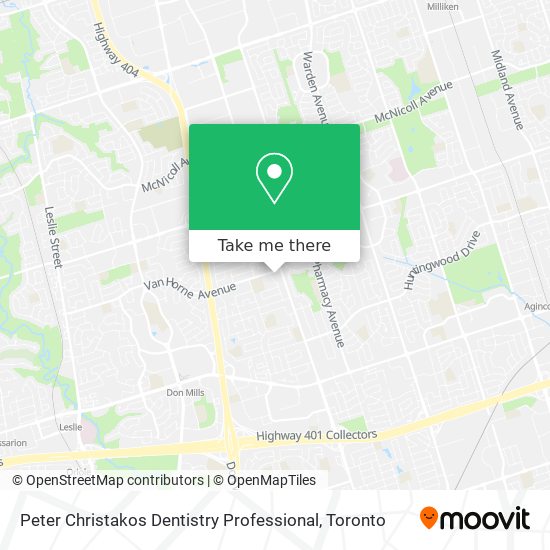 Peter Christakos Dentistry Professional map