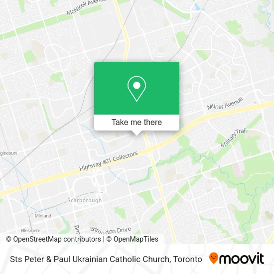 Sts Peter & Paul Ukrainian Catholic Church map