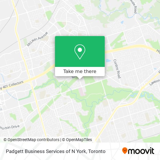 Padgett Business Services of N York map