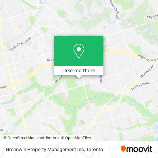 Greenwin Property Management Inc map