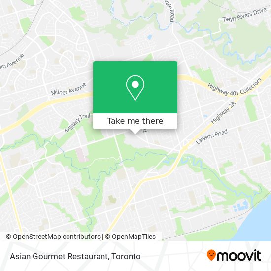 Asian Gourmet Restaurant map