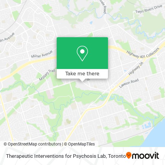 Therapeutic Interventions for Psychosis Lab map