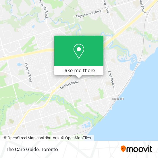 The Care Guide map