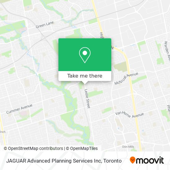 JAGUAR Advanced Planning Services Inc map