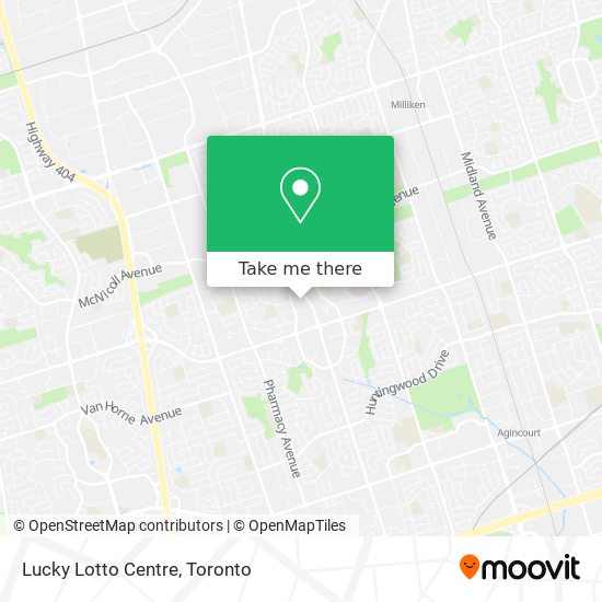 Lucky Lotto Centre map