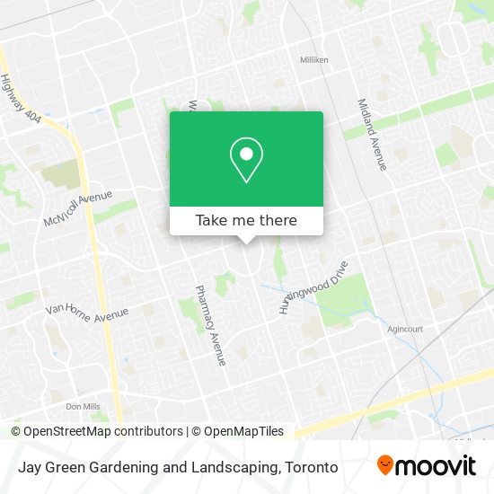Jay Green Gardening and Landscaping map