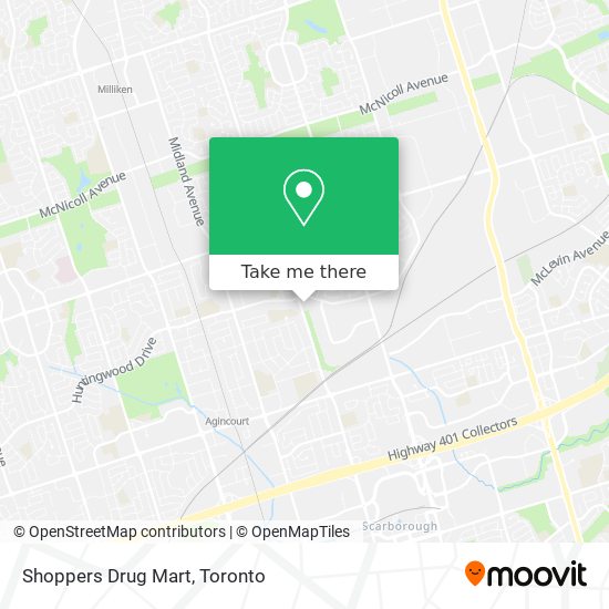 Shoppers Drug Mart map