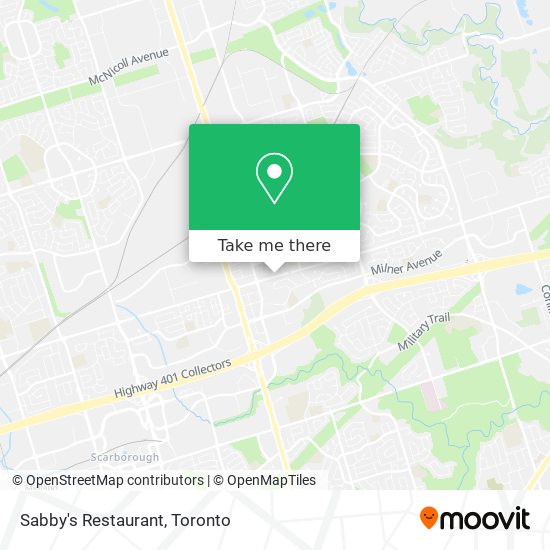 Sabby's Restaurant map