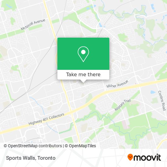 Sports Walls map