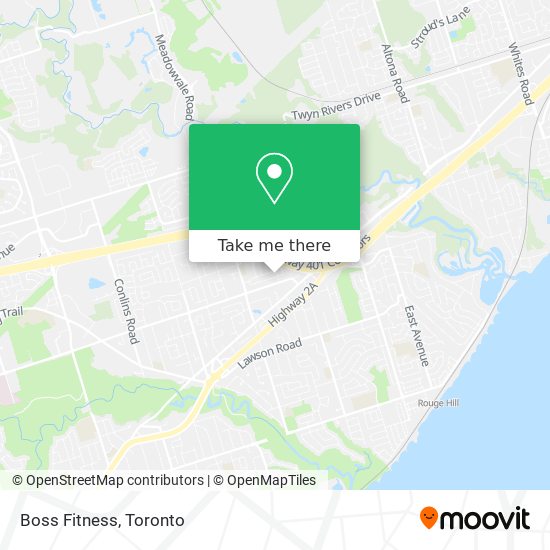 Boss Fitness map