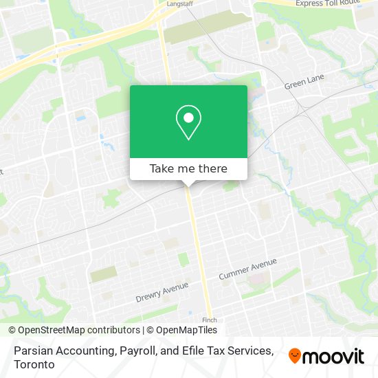 Parsian Accounting, Payroll, and Efile Tax Services map