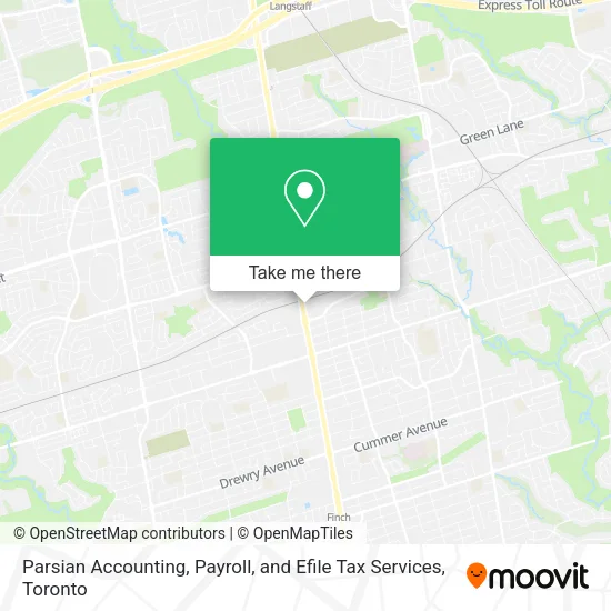 Parsian Accounting, Payroll, and Efile Tax Services map