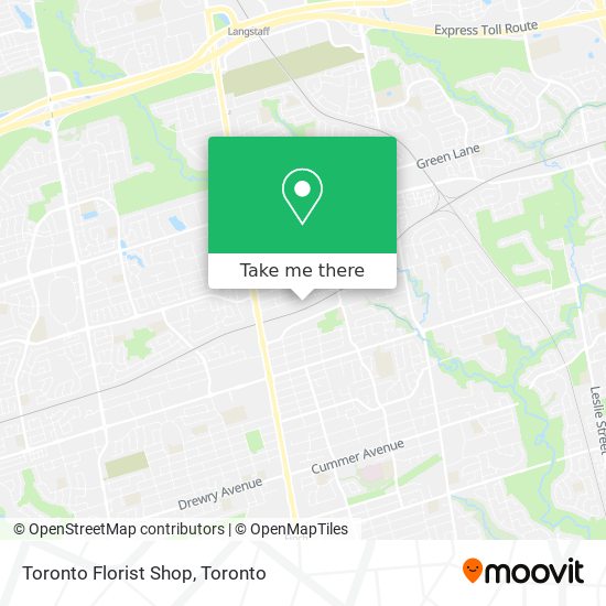 Toronto Florist Shop plan