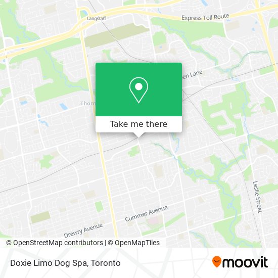 Doxie Limo Dog Spa map