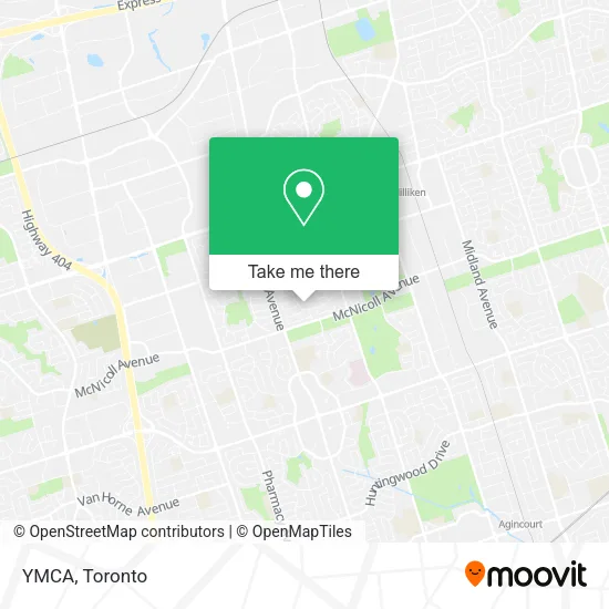YMCA map