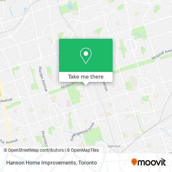 Hanson Home Improvements map