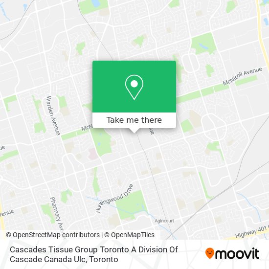 Cascades Tissue Group Toronto A Division Of Cascade Canada Ulc plan