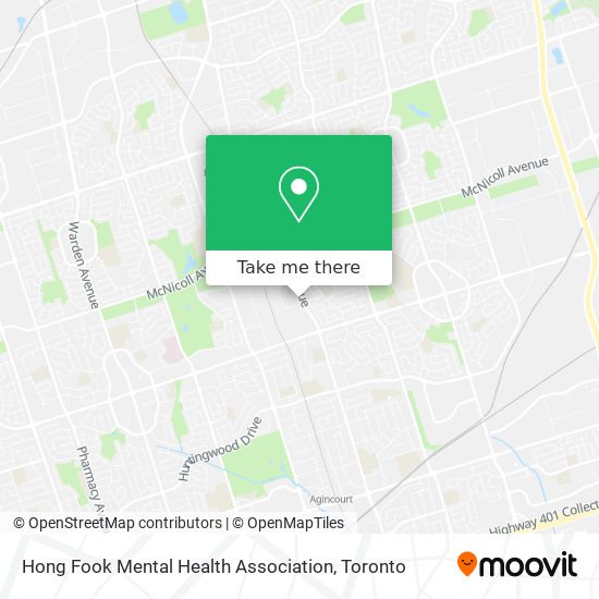 Hong Fook Mental Health Association map