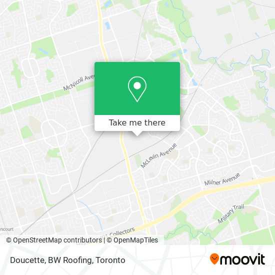 Doucette, BW Roofing map