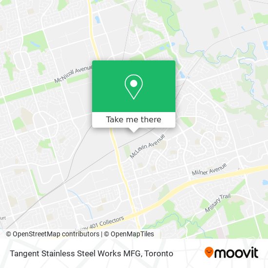 Tangent Stainless Steel Works MFG map