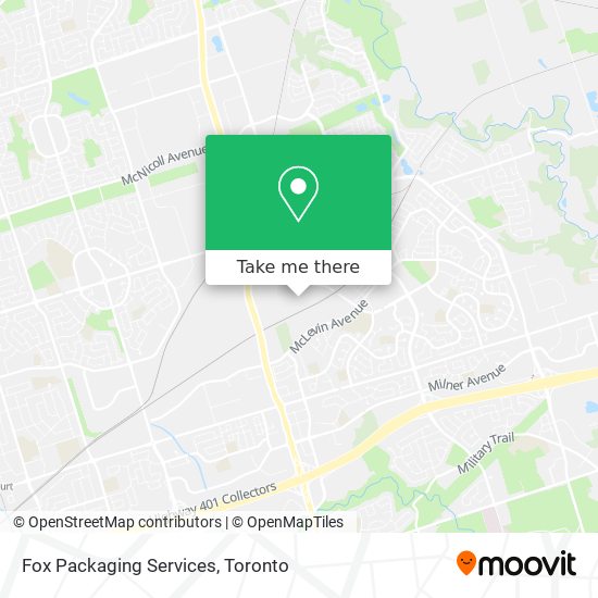 Fox Packaging Services map