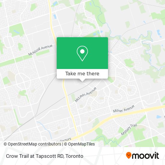 Crow Trail at Tapscott RD map