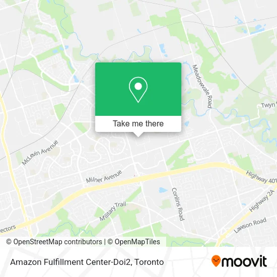 Amazon Fulfillment Center-Doi2 map