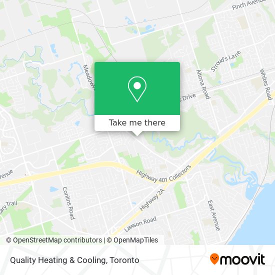 Quality Heating & Cooling map