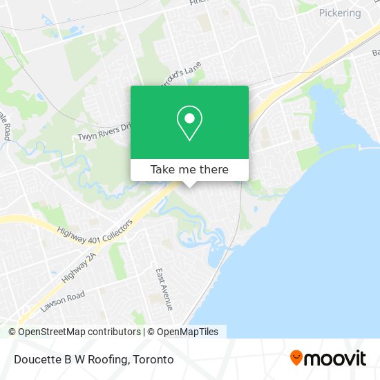 Doucette B W Roofing map