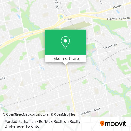 Fardad Farhanian - Re / Max Realtron Realty Brokerage map