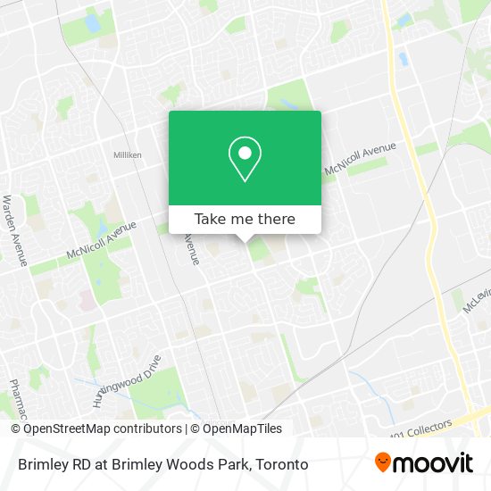 Brimley RD at Brimley Woods Park plan