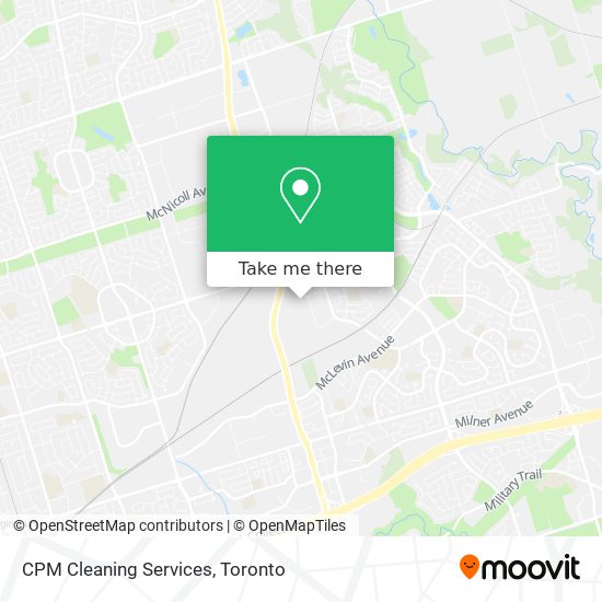 CPM Cleaning Services map