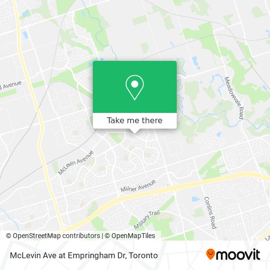 McLevin Ave at Empringham Dr map