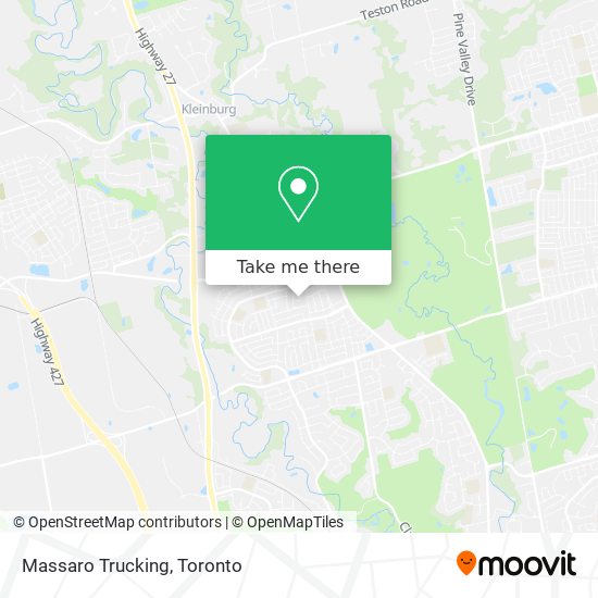 Massaro Trucking map