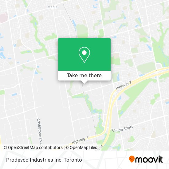 Prodevco Industries Inc map