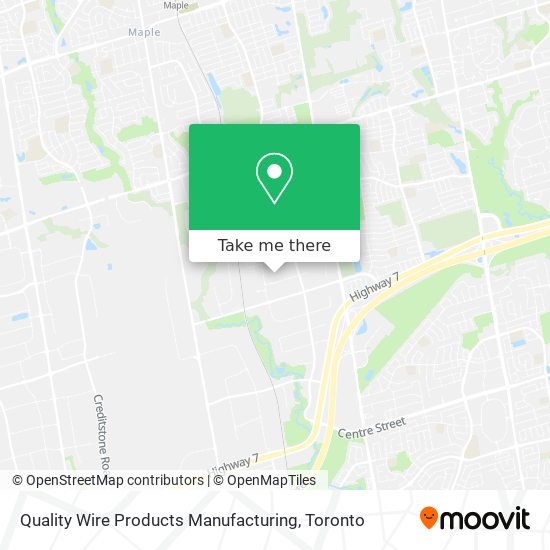 Quality Wire Products Manufacturing map