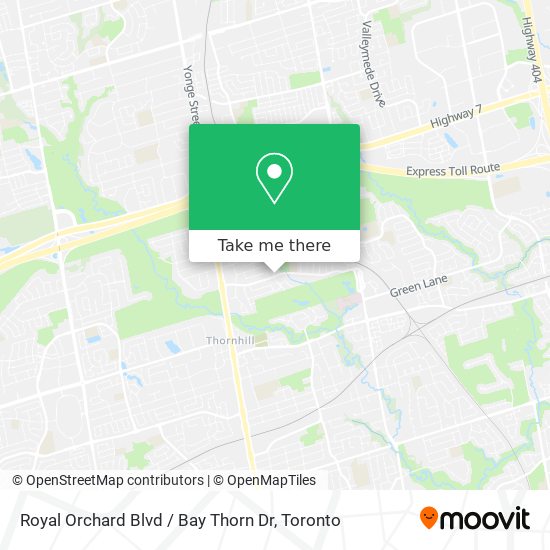 Royal Orchard Blvd / Bay Thorn Dr map