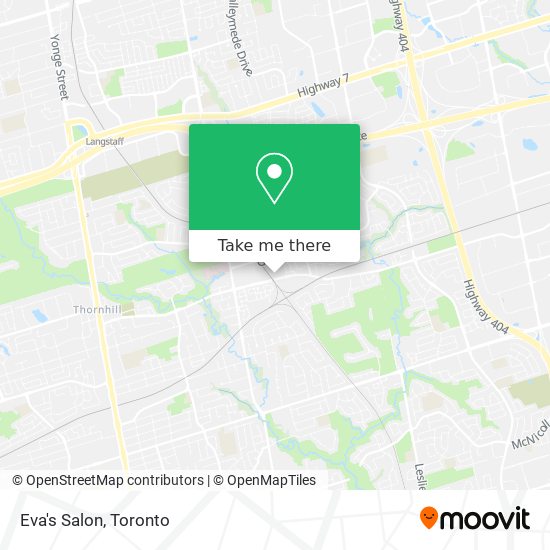 Eva's Salon map