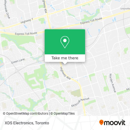 XDS Electronics map