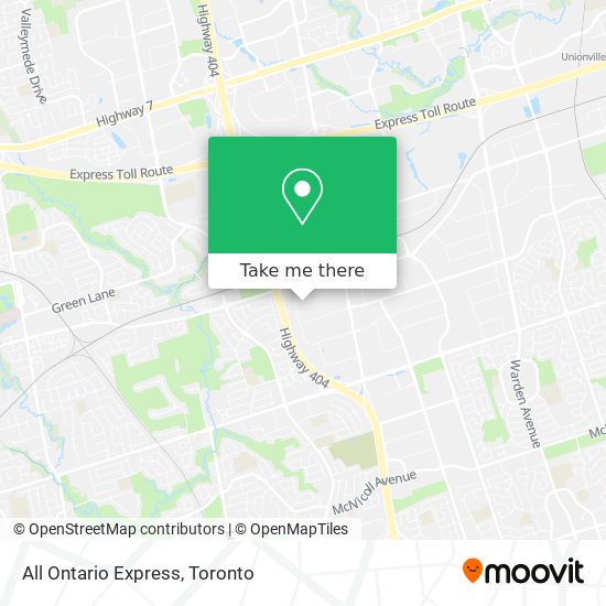 All Ontario Express plan