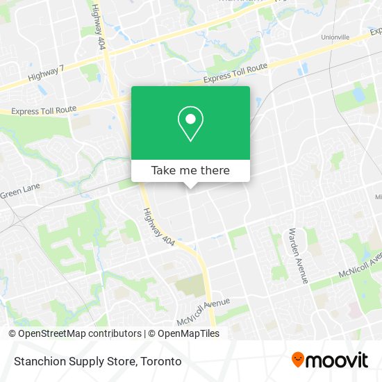 Stanchion Supply Store map