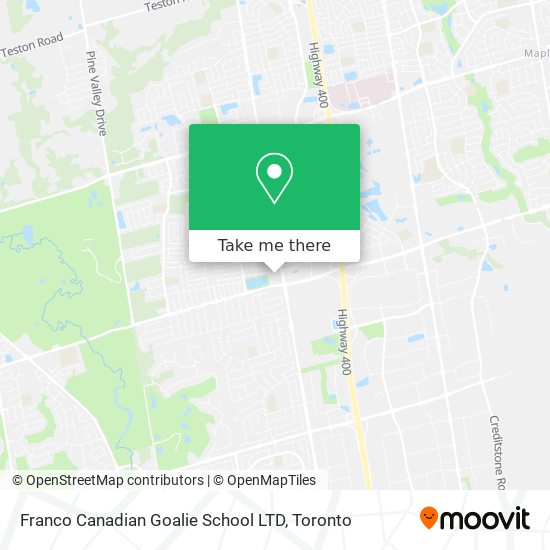 Franco Canadian Goalie School LTD map