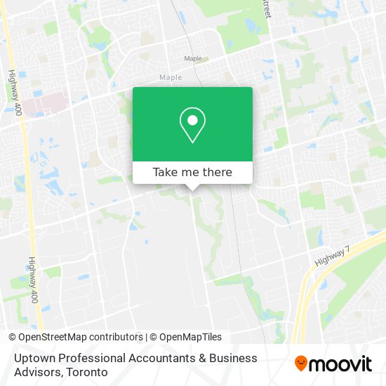 Uptown Professional Accountants & Business Advisors map