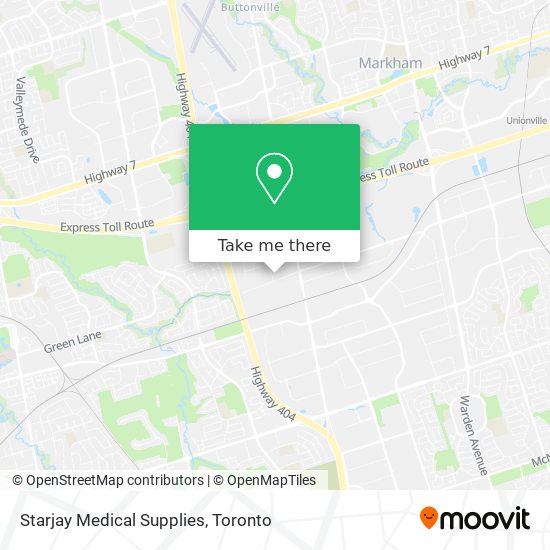 Starjay Medical Supplies map