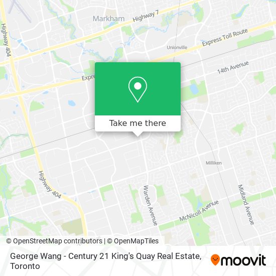 George Wang - Century 21 King's Quay Real Estate map