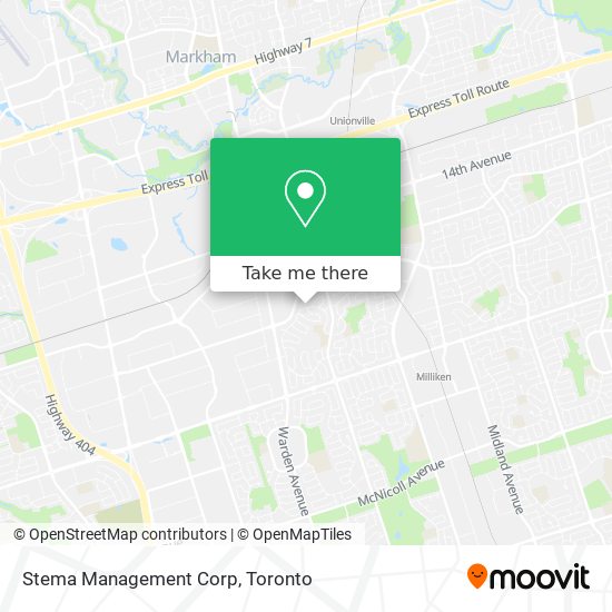 Stema Management Corp map